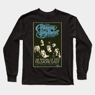 THE ALLMAN BROTHERS BAND MERCH VTG Long Sleeve T-Shirt